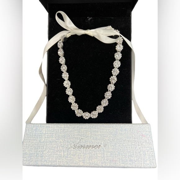 Accessories - J015. 1pc Faux Diamond Hair Accessories Alloy Aldult Headband or Necklace Bride